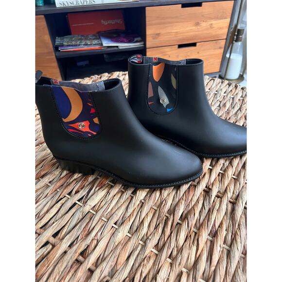 Cuarto Colorado Rain Boots Made in Argentina, Sz 8 - Picture 4 of 8